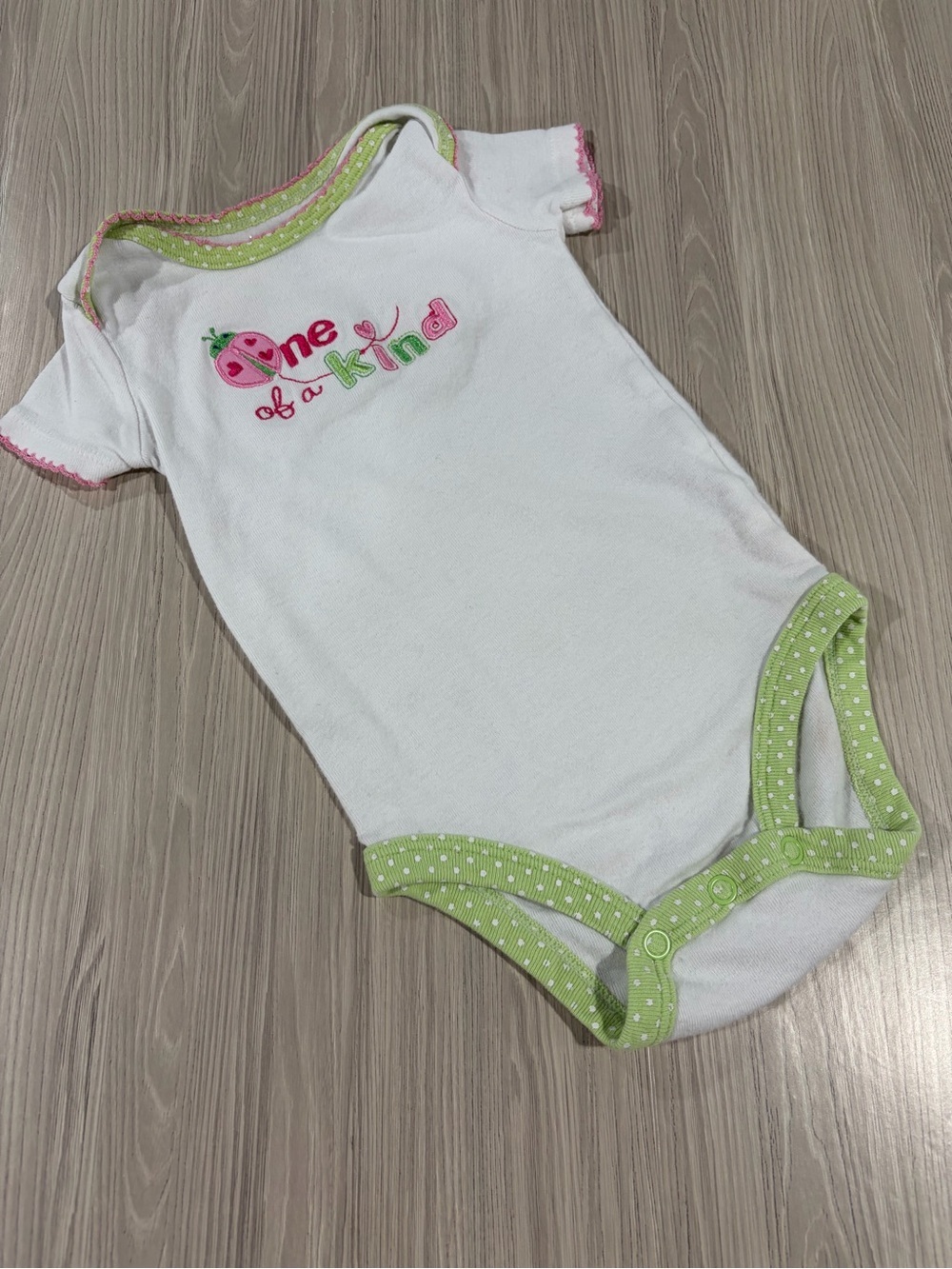 7/$20 Just One Year by Carter’s One of a Kind One-Piece Bodysuit Cotton